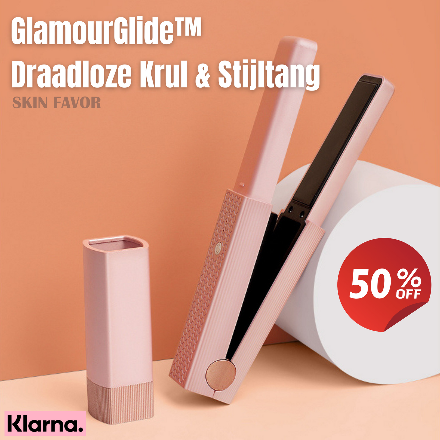 GlamourGlide™ | Draadloze Krul & Stijltang